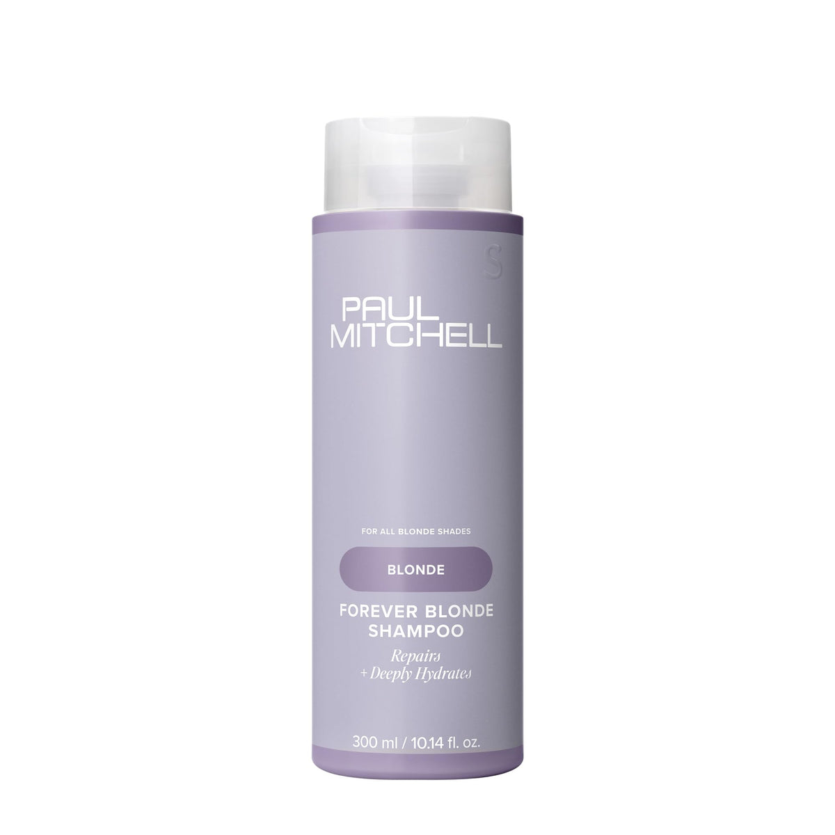 Paul Mitchell Forever Blonde Shampoo bottle for gentle cleansing of bleached hair