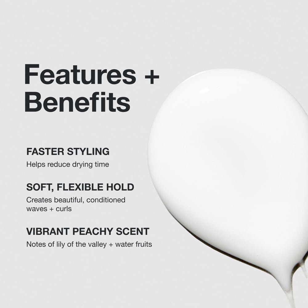 Paul Mitchell Quick Slip conditioned waves highlights effortless smoothing and curl definition