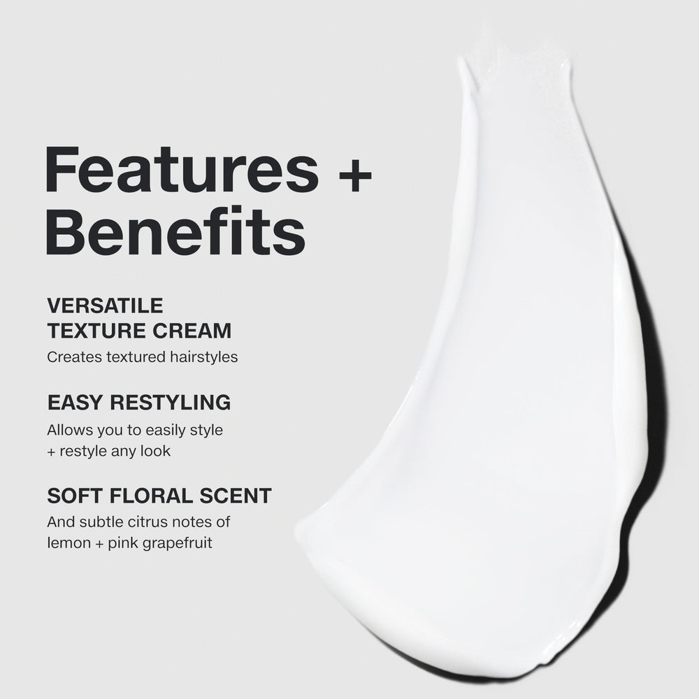 Paul Mitchell Re-Works on wet hair delivers natural finish.