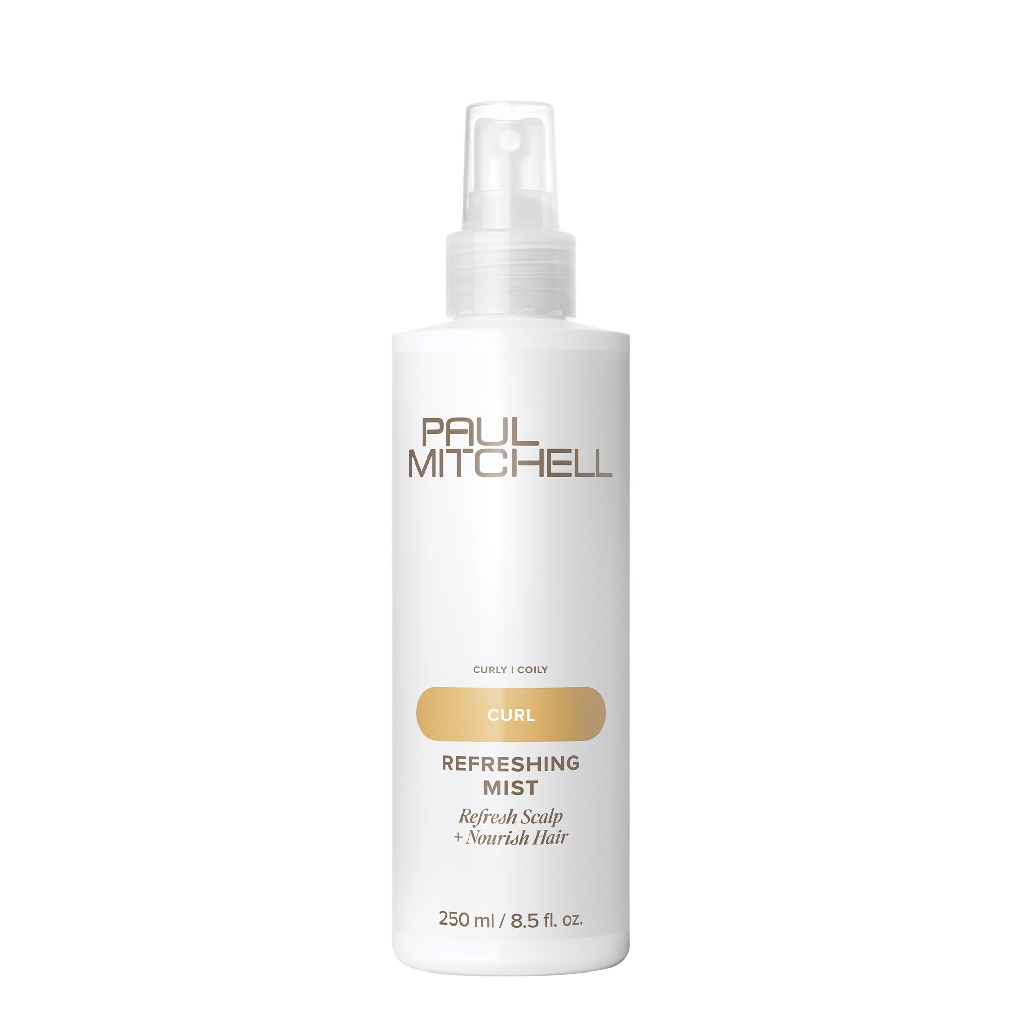 Paul Mitchell Refreshing Mist bottle pour for quick scalp refreshment