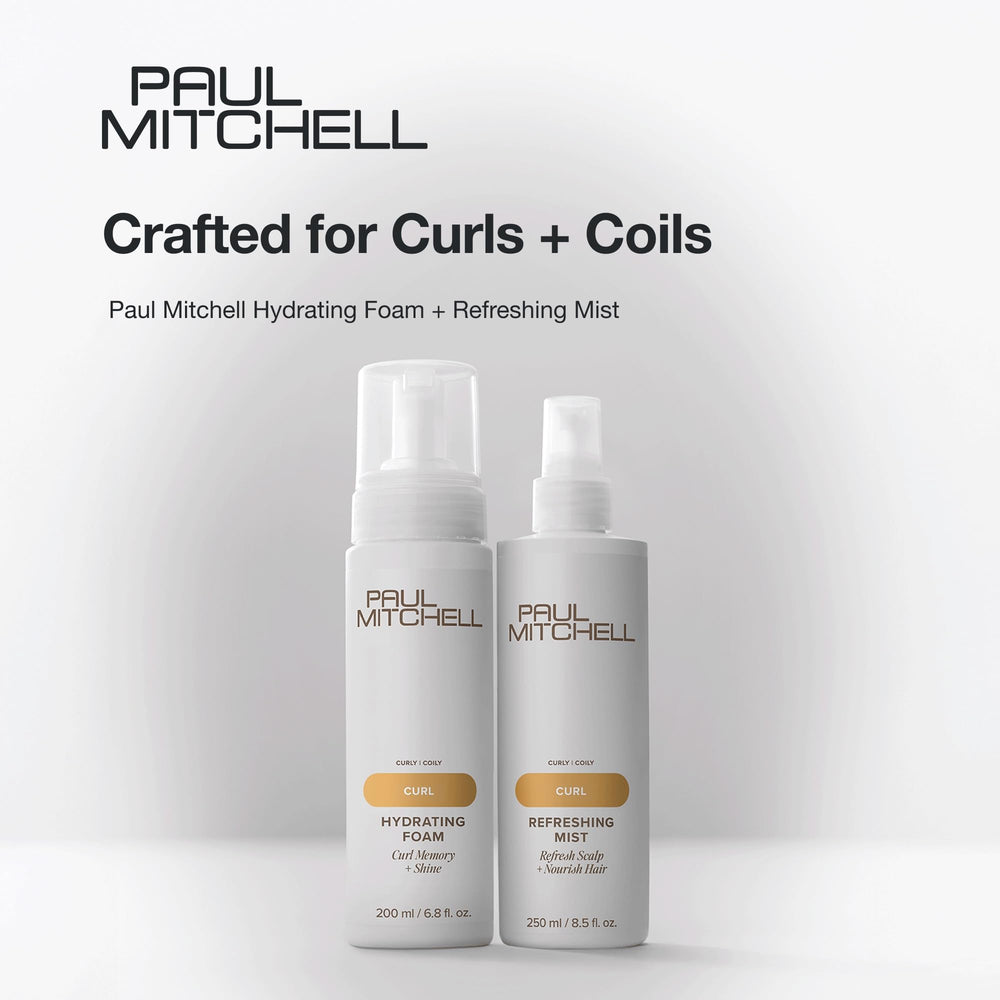 Paul Mitchell Refreshing Mist with rice protein helps detangle curls