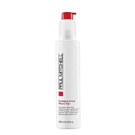 Paul Mitchell Round Trip curl-defining serum bottle for defined waves