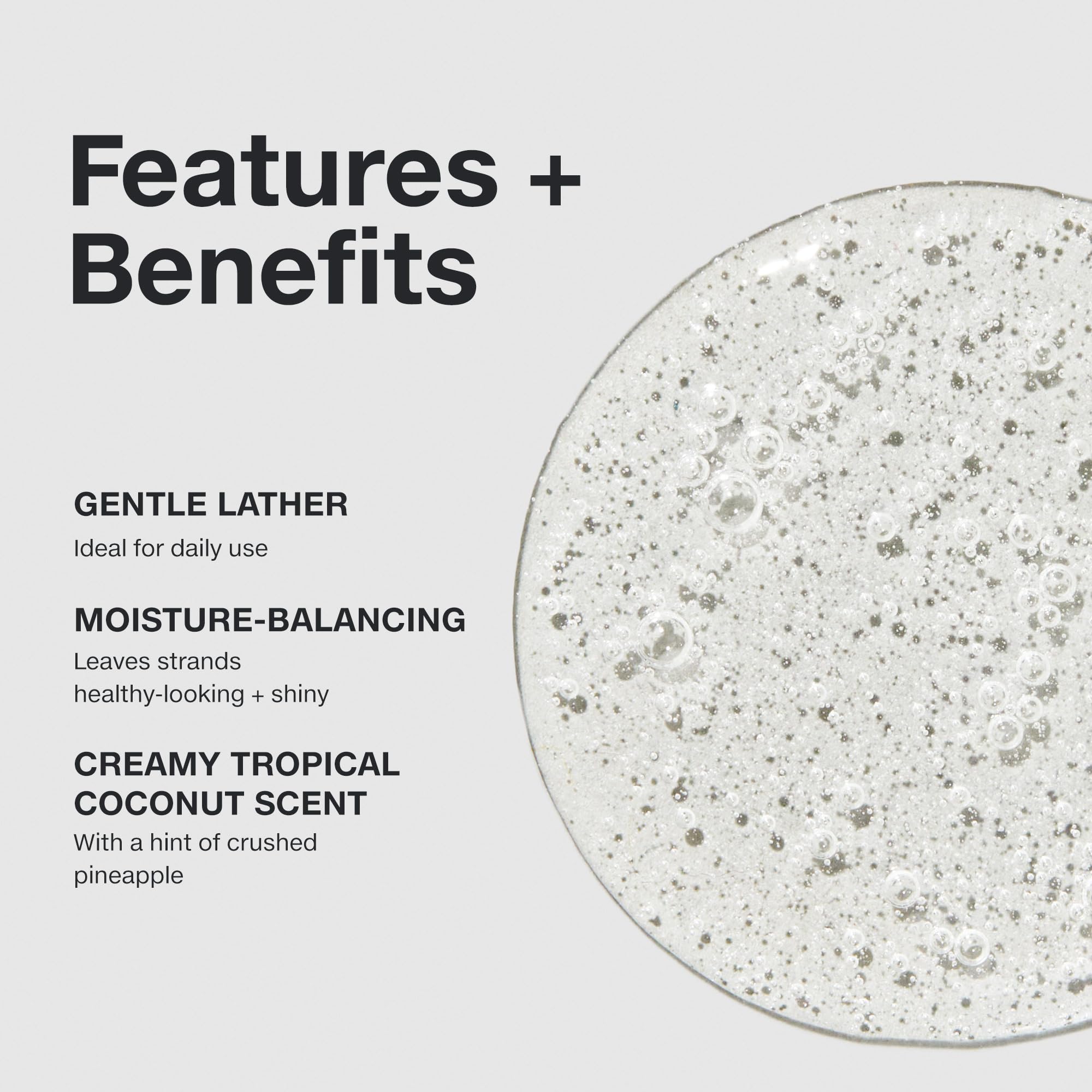 Paul Mitchell Shampoo One for all hair types delivers gentle cleansing and light volume.