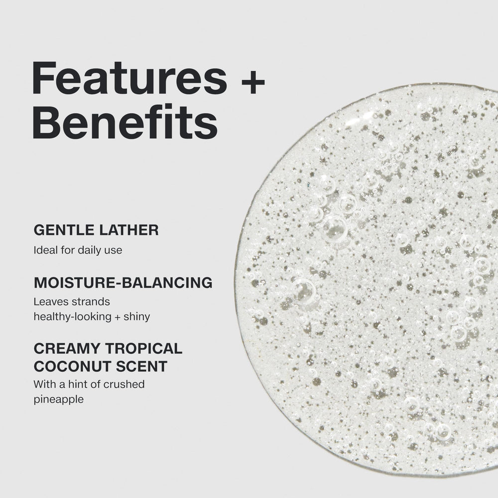 Paul Mitchell Shampoo One for all hair types delivers gentle cleansing and light volume.
