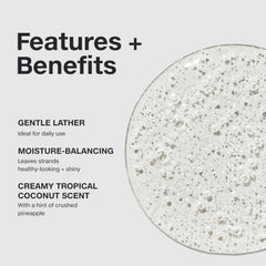Paul Mitchell Shampoo One for all hair types delivers gentle cleansing and light volume.