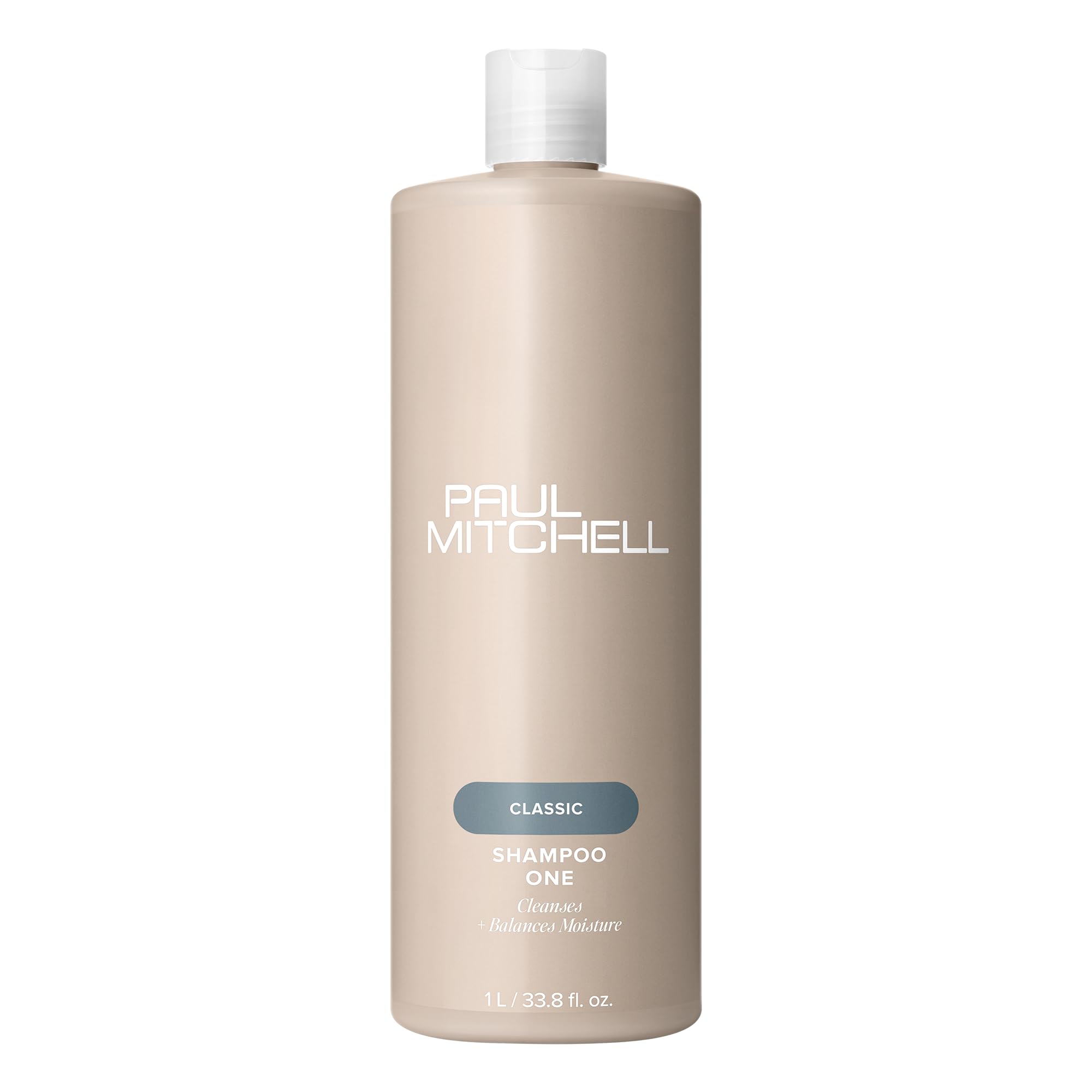 Paul Mitchell Shampoo One bottle pour delivers a rich lather for all hair types.