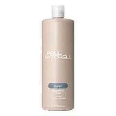 Paul Mitchell Shampoo One bottle pour delivers a rich lather for all hair types.