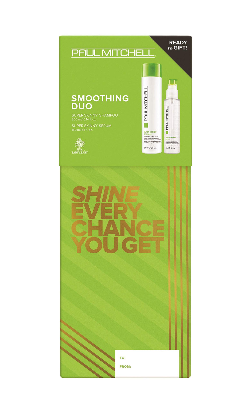 Paul Mitchell Smoothing Gift Set box highlights holiday packaging for gifting.