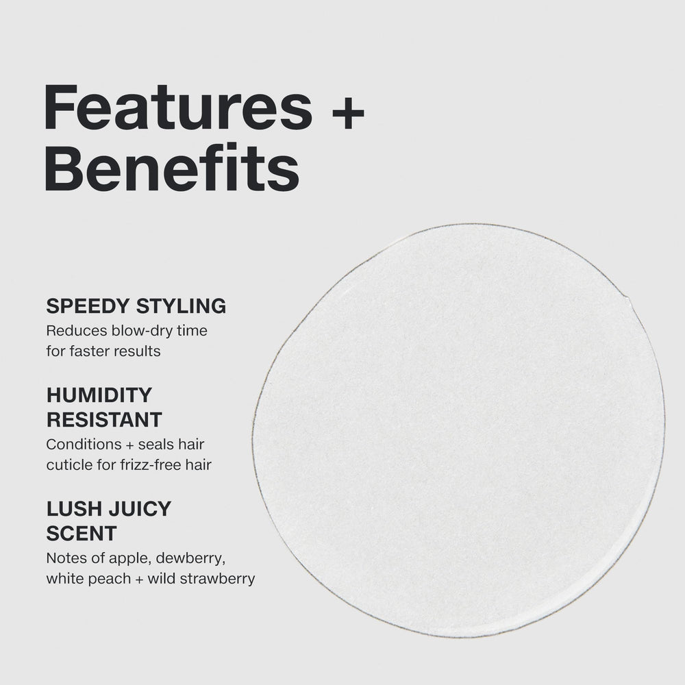 Fruity fragrance with apple and berry notes enhances styling experience