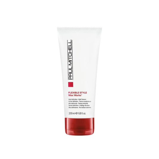 Paul Mitchell Wax Works gel delivers extreme style with bold, high-definition texture.