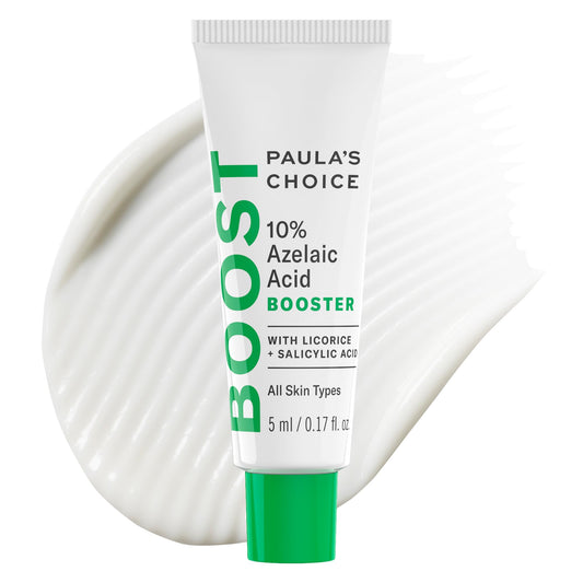 Paula's Choice Boost packaging close-up, fragrance-free oil-free formula.