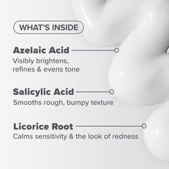 Close-up of pores before/after using Paula's Choice Boost to clarify skin