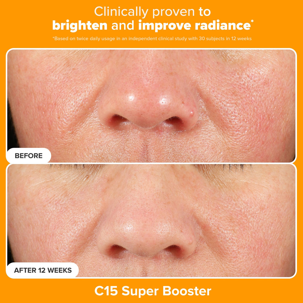 Paula's Choice C15 Booster Serum; vitamin C for even tone and subtle glow.