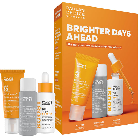 Paula's Choice C5 SPF 50 sunscreen for the face; daily protection and brightening support.