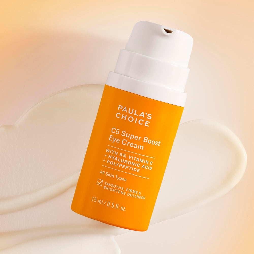 Paula's Choice C5 ingredients close-up show zerumbone and vitamin C for antioxidant support.