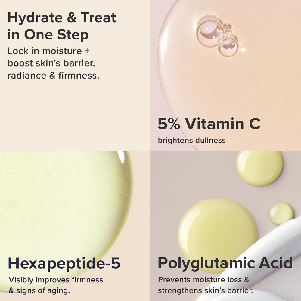 Paula's Choice C5 Super Boost Moisturizer ingredients list highlights vitamin C and peptides.
