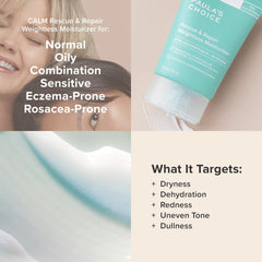 Fragrance-free label on packaging emphasizing skin-safety for sensitive types.