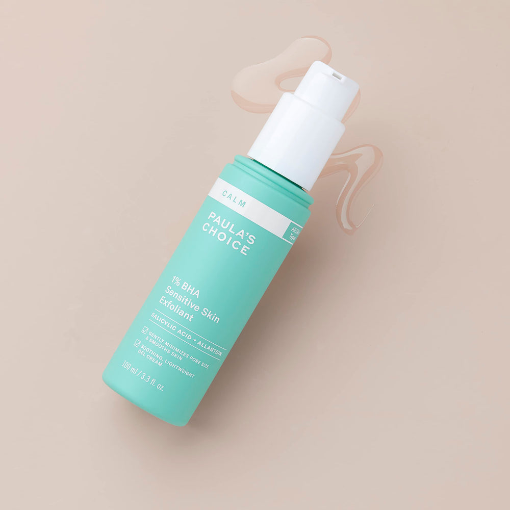 Paula's Choice CALM 1% BHA fragrance-free-label communicates sensitivity-friendly formulation.
