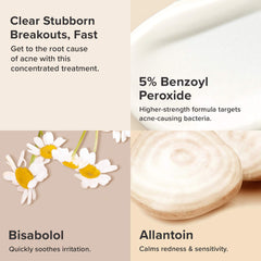 Application on skin showing the CLEAR treatment's light, non-greasy feel