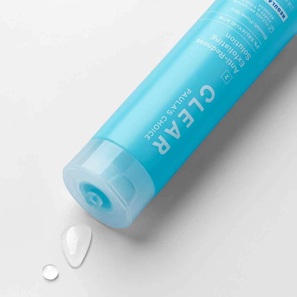 Application of Paula's Choice CLEAR Exfoliating Solution for targeted use