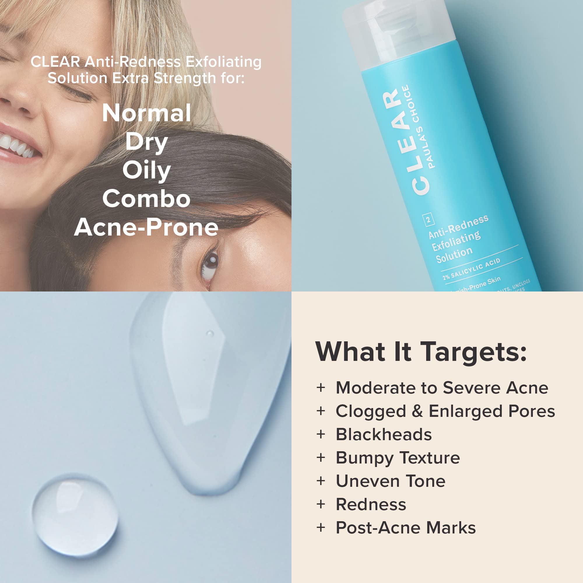 Skin application on face demonstrates lightweight feel and fresh finish