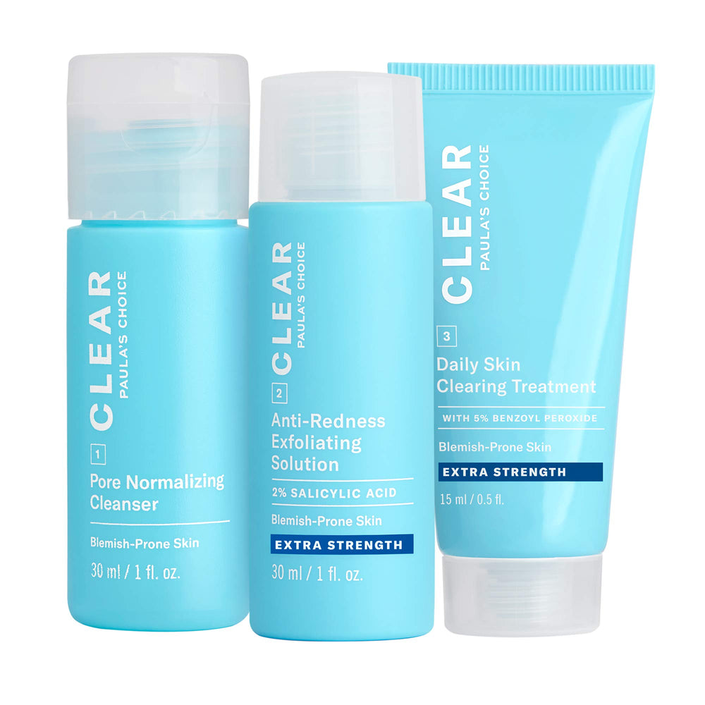 Paula's Choice CLEAR pore-normalizing cleanser travel size for oil control.