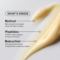 Applying Paula's Choice Clinical serum on skin for smoother texture.