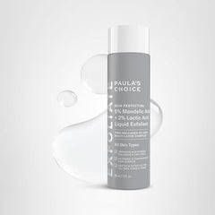 Paula's Choice daily-use exfoliant close-up suggests a gentle routine for sensitive skin