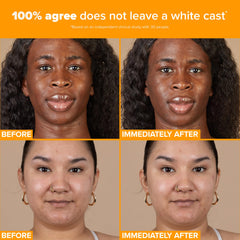 Paula's Choice fragrance-free sunscreen packaging communicates a fragrance-free skincare option.