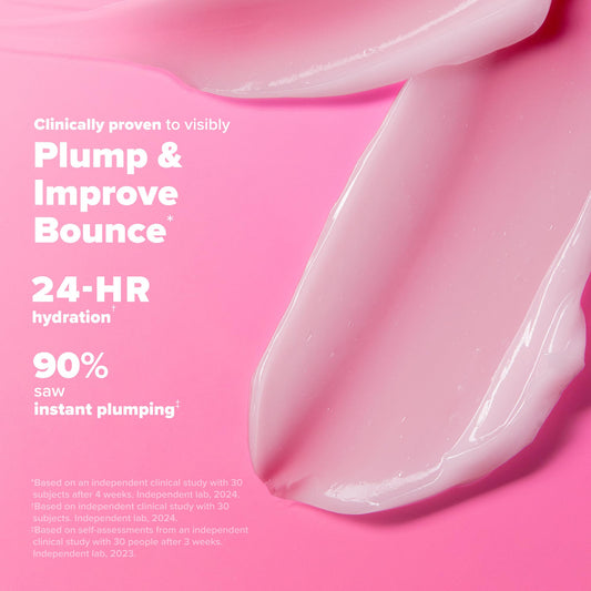 Spread-on-skin shot showing gel-cream texture and smooth base for makeup.