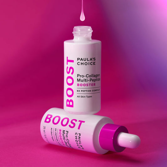 Pro-Collagen serum pump ensures easy, even application for faster absorption.