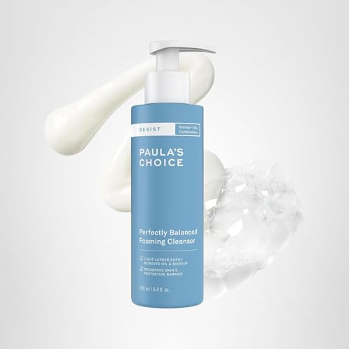 Paula's Choice RESIST pores refined close-up after balanced cleansing
