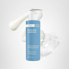 Paula's Choice RESIST pores refined close-up after balanced cleansing