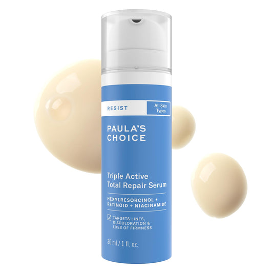 Paula's Choice RESIST triple active serum bottle for daily anti-aging routines