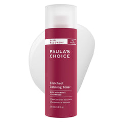 Paula's Choice Skin Recovery Calming Toner bottle delivers hydration for dry, sensitive skin.