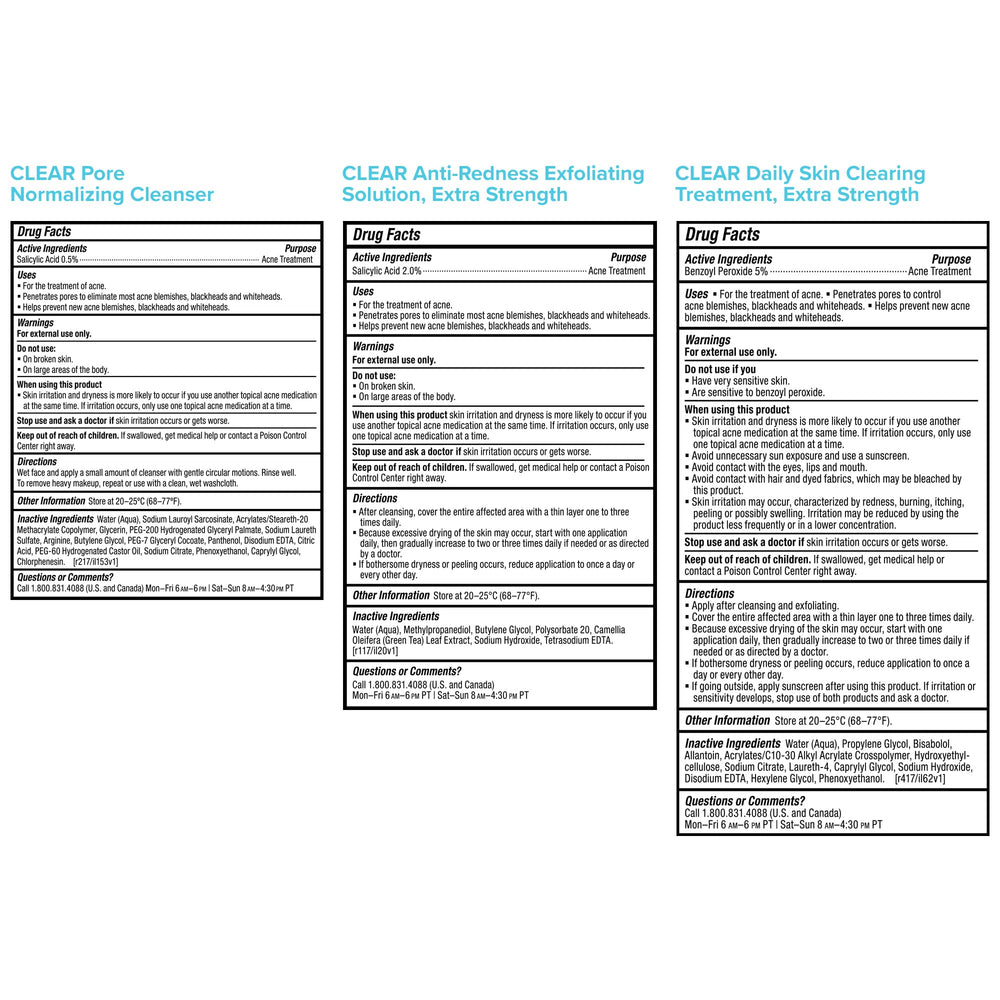 Paula's Choice three-step routine guide for faster clarity.