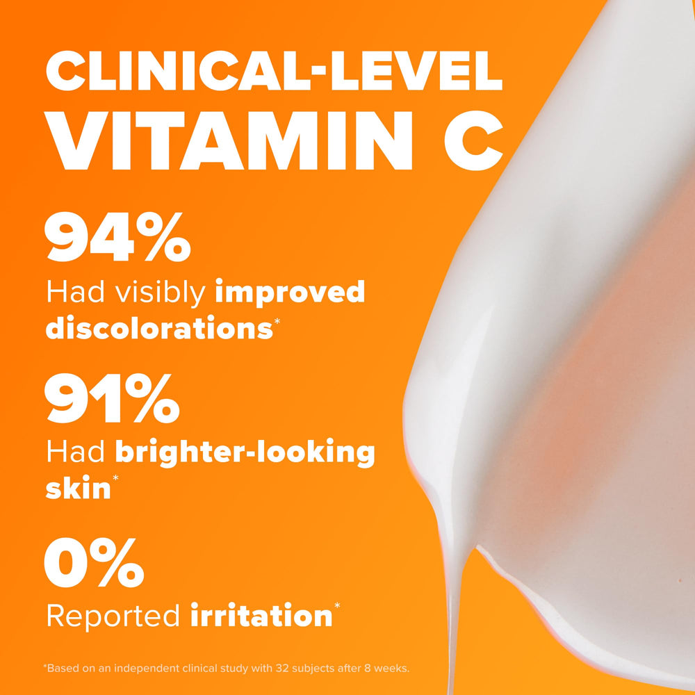 Texture close-up of Paula's Choice vitamin C serum on the skin surface
