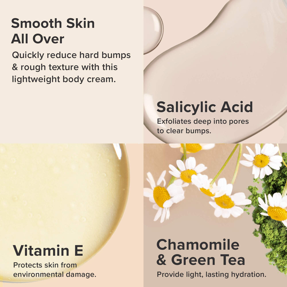 Paula's Choice Weightless lotion texture demonstrates smooth, non-greasy absorption.