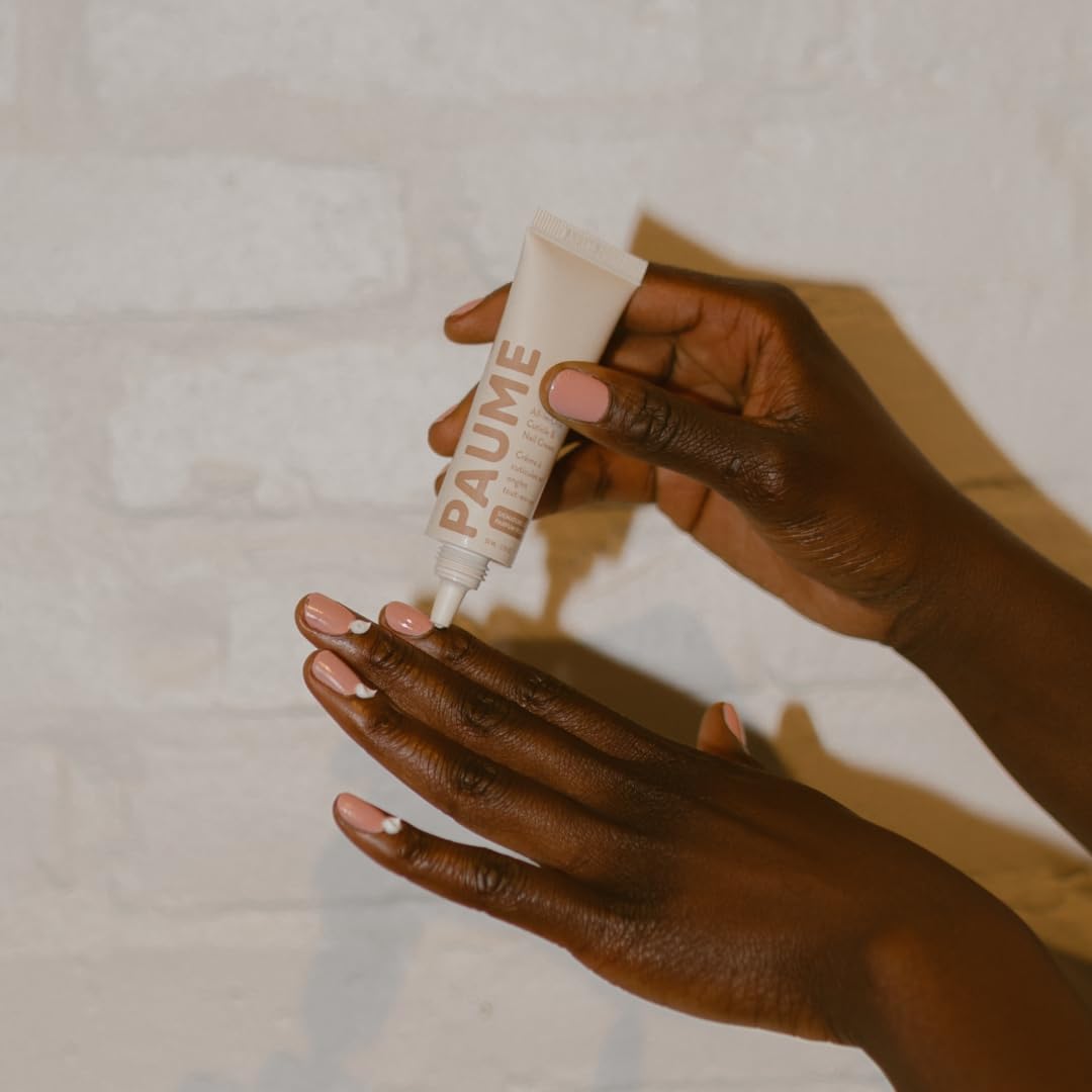 PAUME cuticle care routine shot portrays nail nourishment