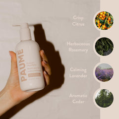 PAUME Probiotic Hand Balm packaging box with clean label