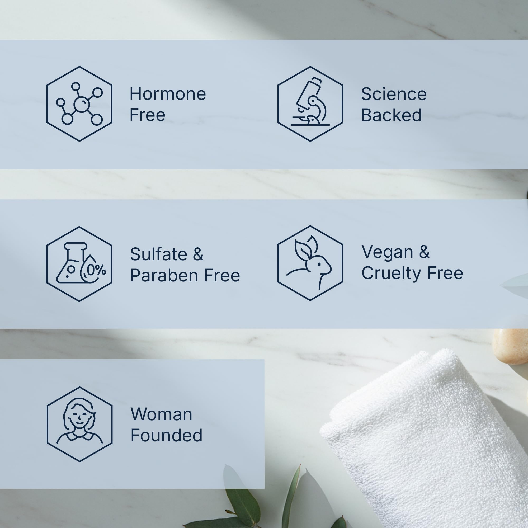 Pause & Effect Gentle Enzyme Cleanser hands rinsing to demonstrate water wash