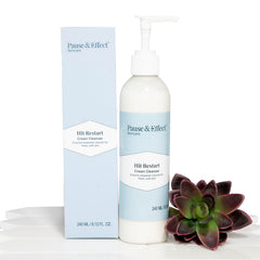 Pause & Effect Gentle Enzyme Cleanser USA-made, women-owned branding cue