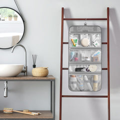 PAVILIA waterproof sections help separate wet items during trips.