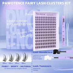 Pawotence fairy lash band creates a seamless, feather light look.