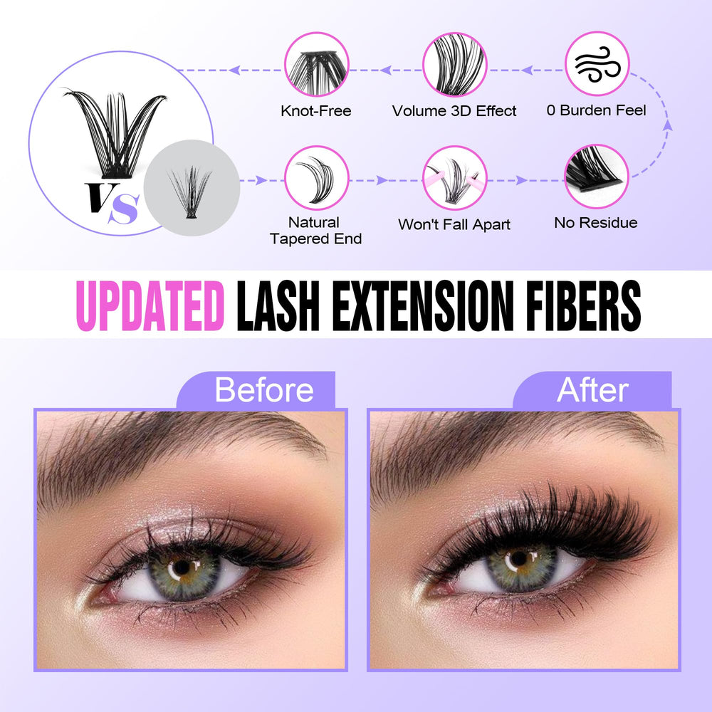 Pawotence lash applicator tweezers for precise cluster placement.