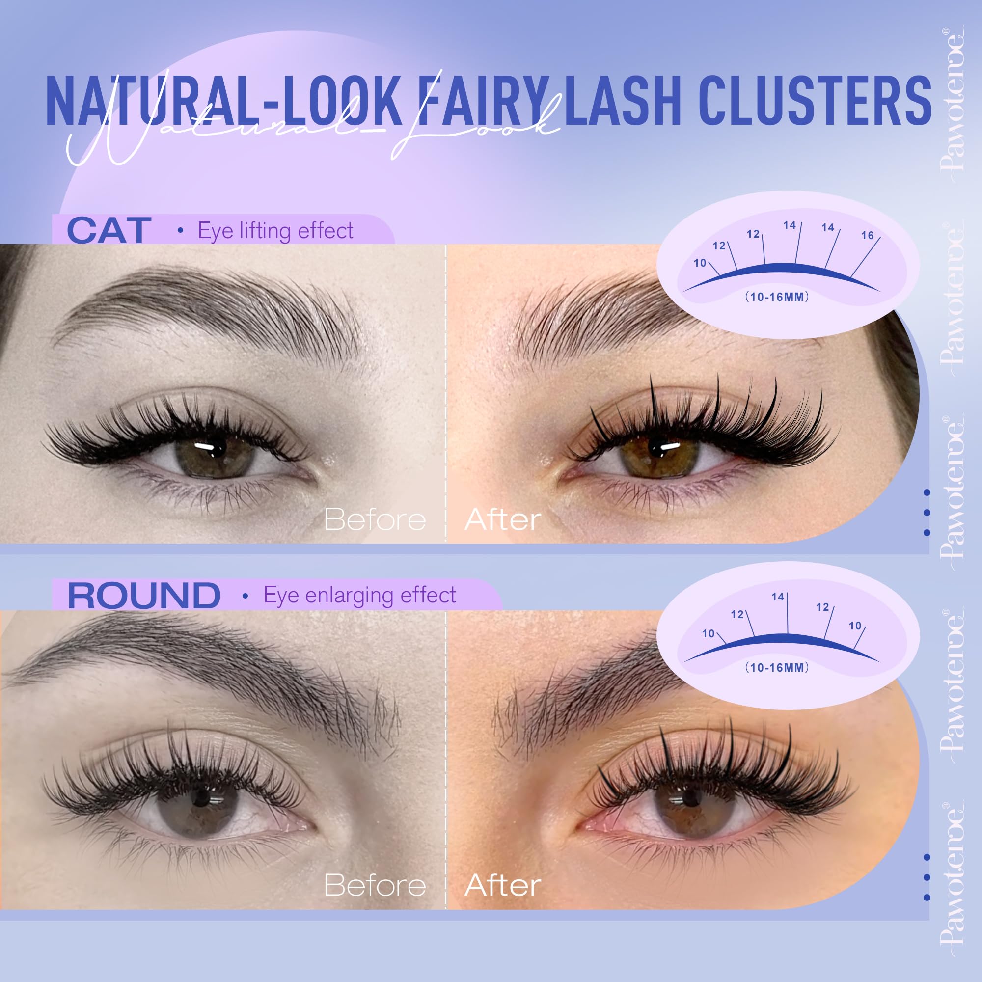 Pawotence lash bond and seal for quick, lasting hold.