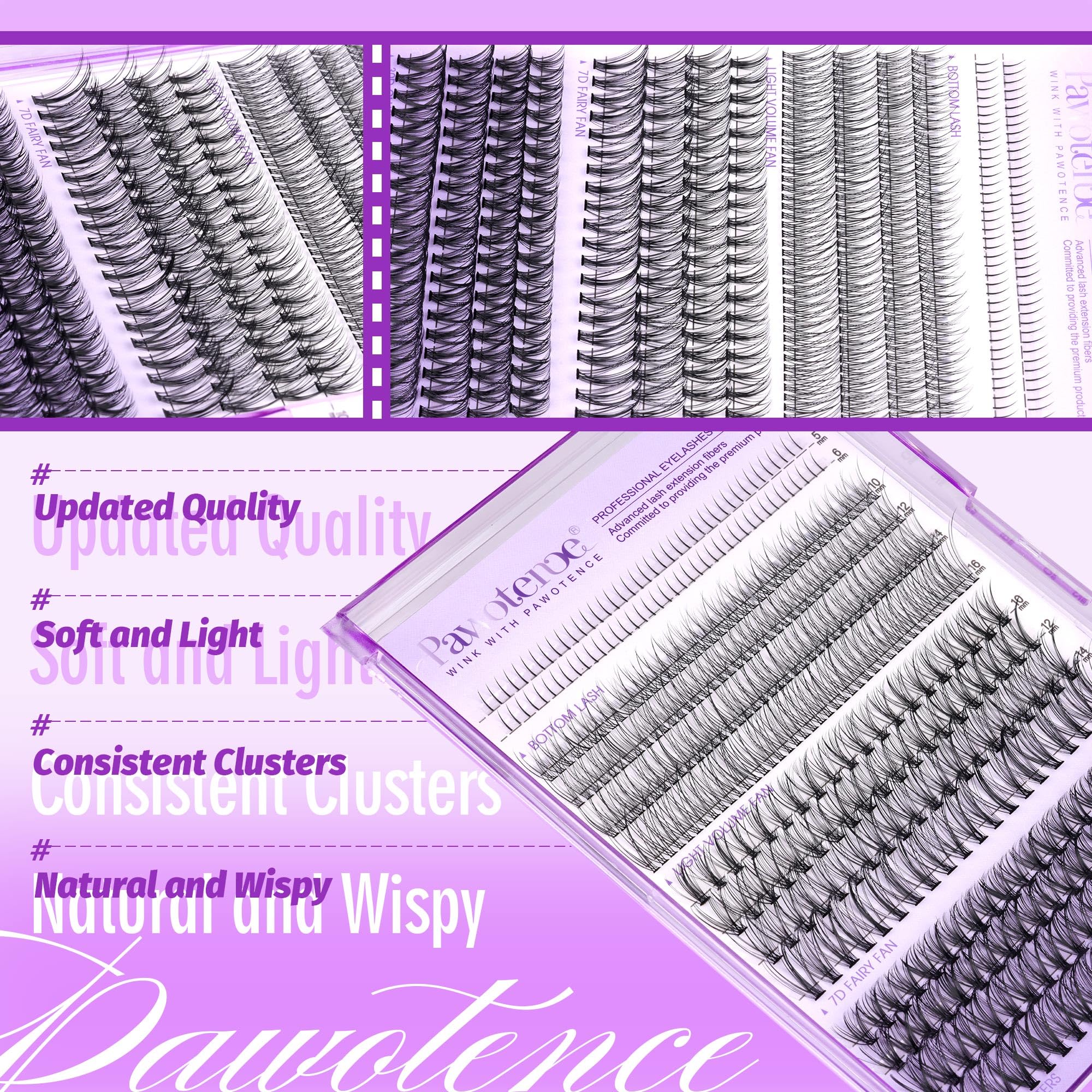 Pawotence kit designed for easy at-home eyelash extensions.