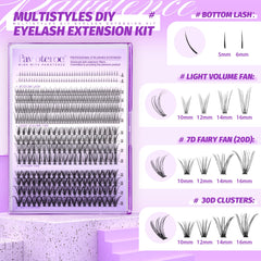 Pawotence Lash Bond and Seal ensure secure hold and long-lasting finish.