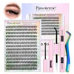 Pawotence lash extension kit box front for at-home convenient lash styling