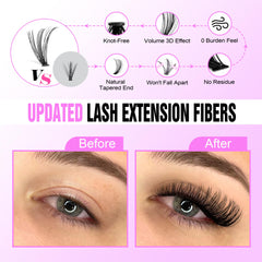 Pawotence lash extension remover bottle enabling easy cleanup